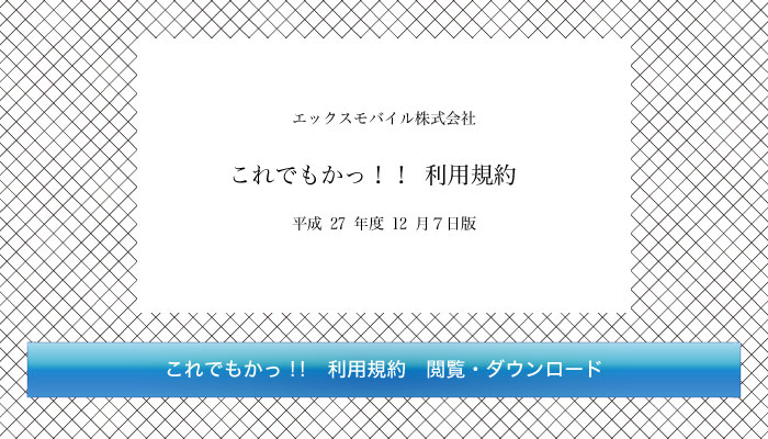 これでもかっ！！ 利用規約